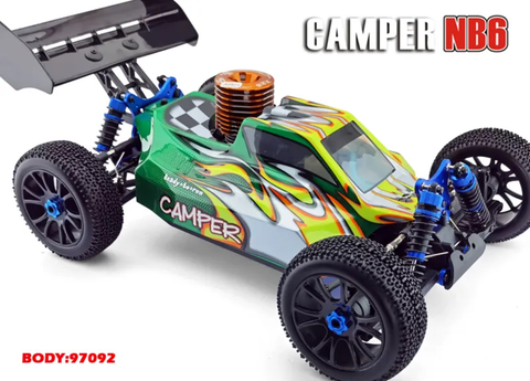 HSP 94970 1/8 2.4G Nitro Powered RC Car 4WD Off-road Remote Control Buggy With 26CXP Engine India