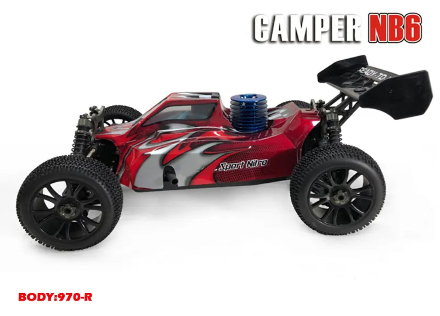 HSP 94970 1/8 2.4G Nitro Powered RC Car 4WD Off-road Remote Control Buggy With 26CXP Engine India