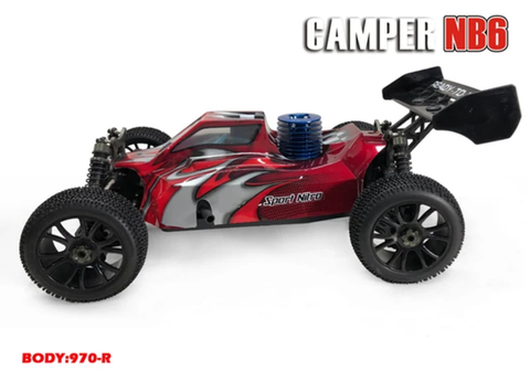 HSP 94970 1/8 2.4G Nitro Powered RC Car 4WD Off-road Remote Control Buggy With 26CXP Engine India