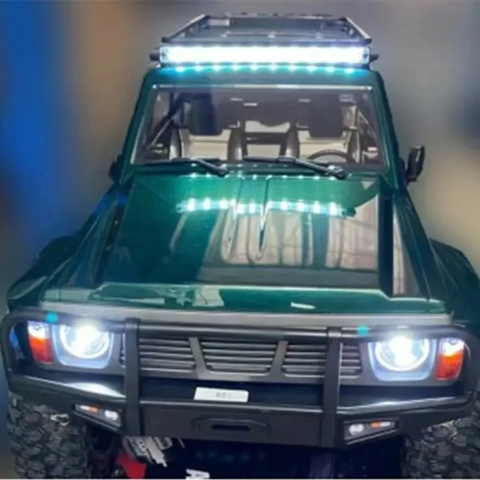 YIKONG YK4107 PRO 1:10 Scale RC Rock Crawler 4WD Brushless Car With 25KG Servo Dual Speed Differential Lock Metal Gear LED Lights INDIA