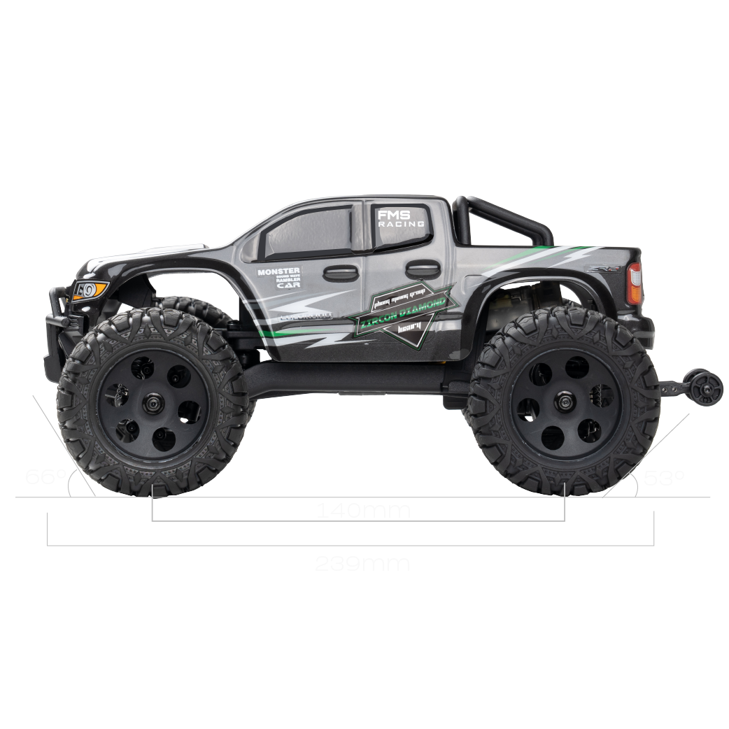 FMS Chevrolet Colorado FMT24 1/24 Scale RC Monster Truck | India