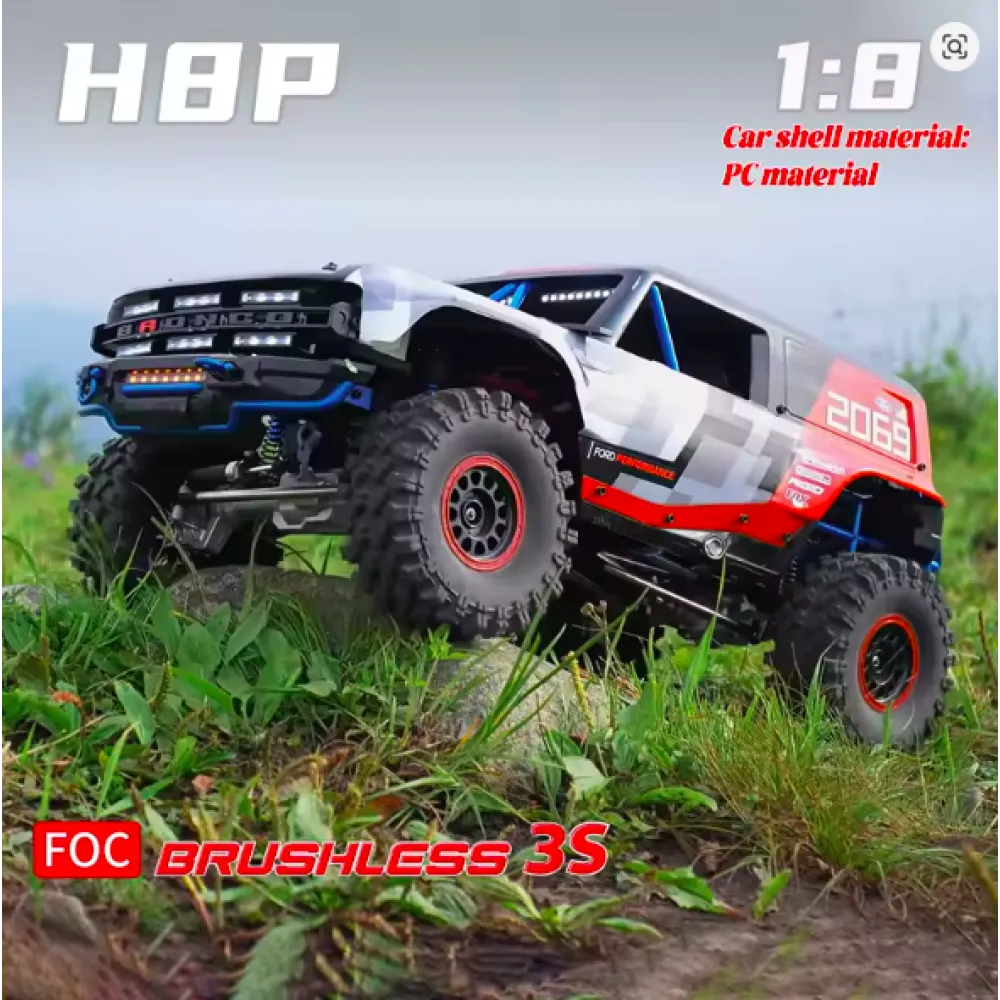 MJX Hypergo 1:8 brushless H8P Remote Control Ford Bronco Baja 1000 4WD off-road Car | India