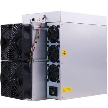 An overview of a modern mining rig setup, highlighting components for efficient cryptocurrency mining