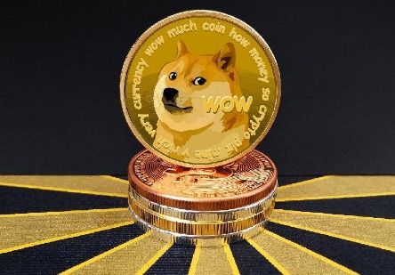 Dogecoin mining rig in setup phase ready for deployment